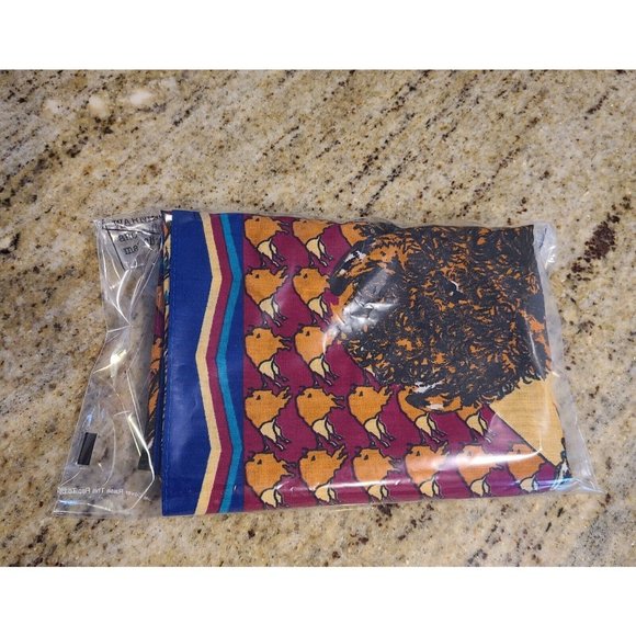 SPRINGS "Buffalo Roam" Western Bandana Native American Dancing Buffalo. Rogers - Picture 11 of 11